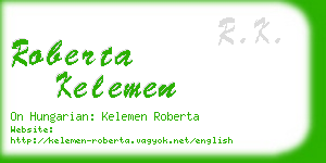 roberta kelemen business card